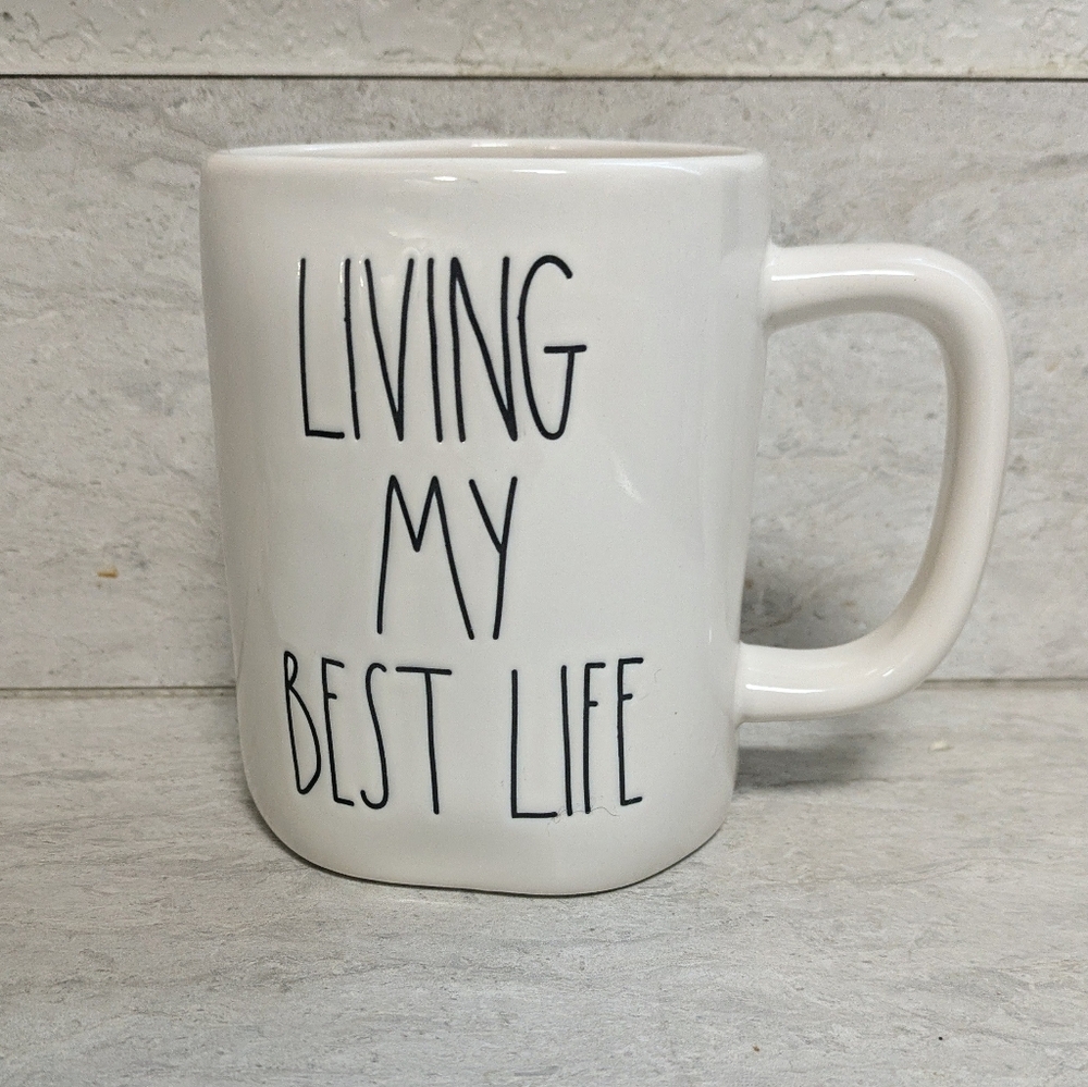 Rae Dunn LIVING MY BEST LIFE mug